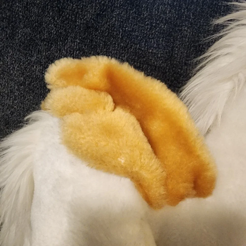 1980 Dakin Little Pegasus Standing‎ Plush Stuffed Animal White Winged Horse 9